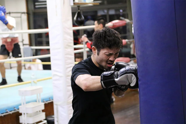 トレーニングも常に120パーセントで挑むユーリ阿久井