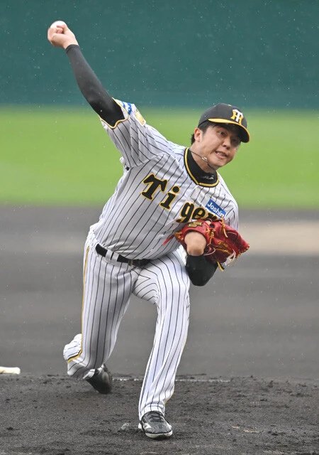 交流戦で無双中の阪神・才木。「パの打者が苦手なフォークを武器にするタイプ」(お股ニキ氏)