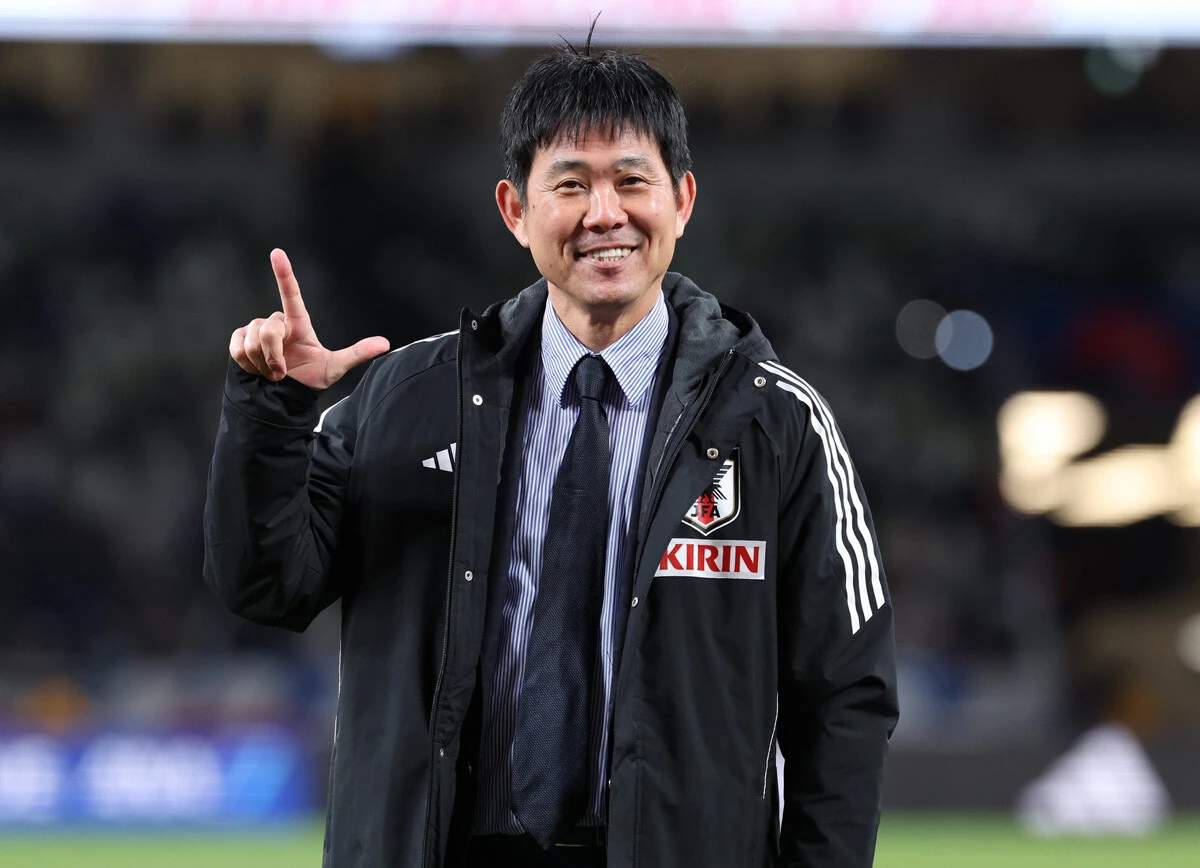 11月のボリビア戦で国際Aマッチ100試合目の指揮を執った森保監督。2度目のW杯に挑む