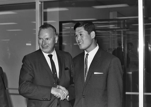 サンフランシスコ・ジャイアンツ時代の村上氏(写真:時事)