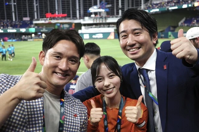 感謝してもしきれない、杉谷さんと太郎さん。昨年のワールドシリーズから、素敵な瞬間をたくさんご一緒しています。