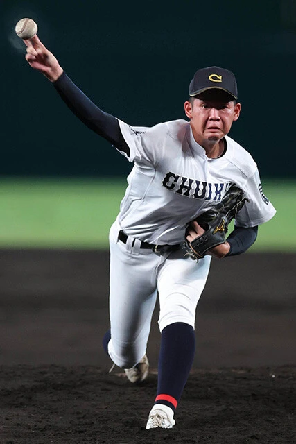 鈴木悠悟（中京・岐阜）今大会は初戦敗退したが「5、6月の頃の真っすぐが良かった」とスカウトは評する