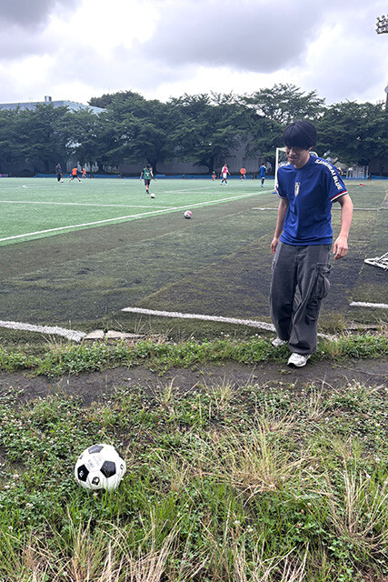 新人トヨタがつかんだPKの極意① 　審判のホイッスルが鳴ってもすぐには蹴らない。ゆっくりと間を取る