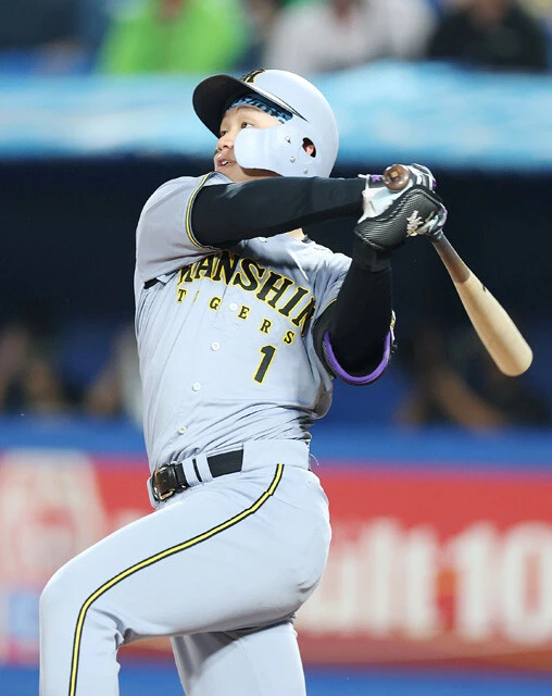 25本塁打で佐藤に3本差をつける森下。1、2番が出塁し、後ろに佐藤が控える3番は守られた打順だという