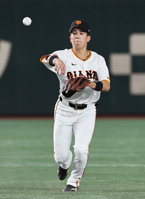 門脇 誠（巨人／内野手）　プロ4年目の今季は打率.160と打撃の形を完全に崩している。守備センスは依然として球界屈指
