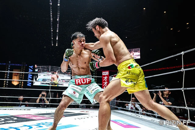 『超RIZIN.4真夏の喧嘩祭り』（2025年7月27日／さいたまスーパーアリーナ）におけるYAーMAN vs金原正徳戦（写真提供／RIZIN）