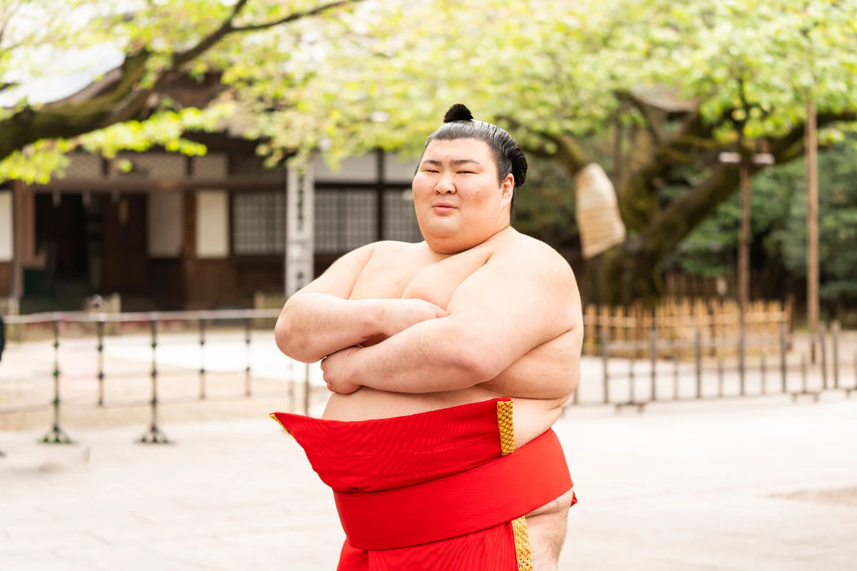 取材に快く応じてくれた熱海富士関