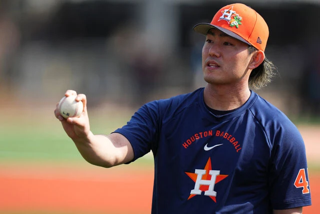 今季からアストロズに入団した今井達也。「千賀の1年目に近い数字を期待」（お股ニキ氏）