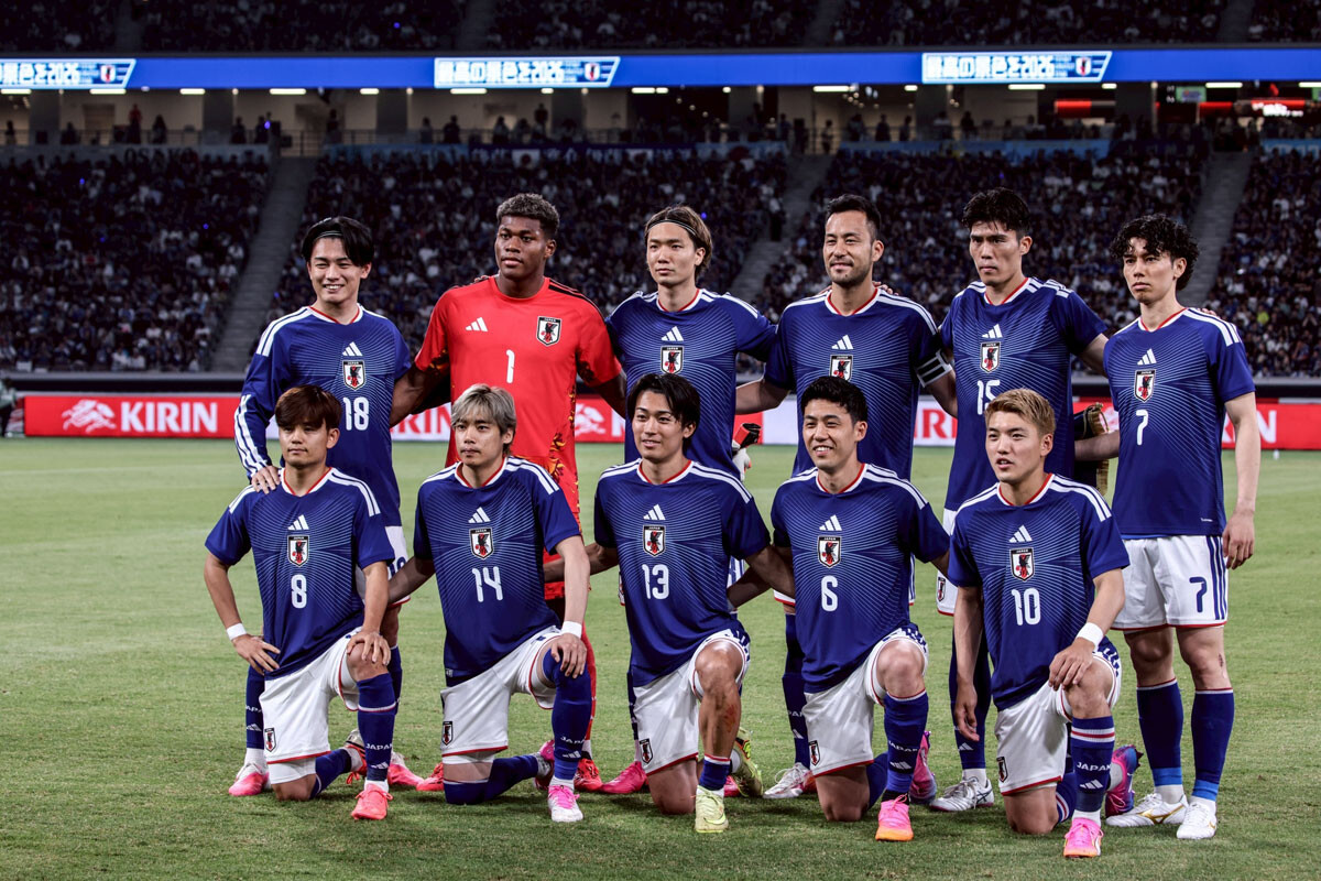 5月31日に行なわれたアイスランドとの強化試合でのスタメン。途中出場の小川航基（NEC）が決勝点を決め、1－0で勝利した