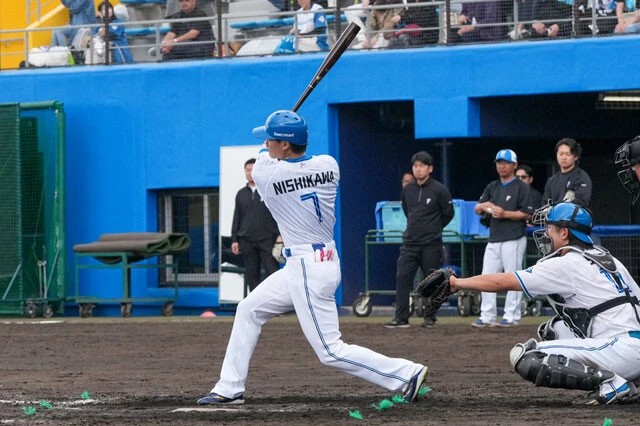 今季から古巣へ復帰し、打撃フォームを大幅改造した西川