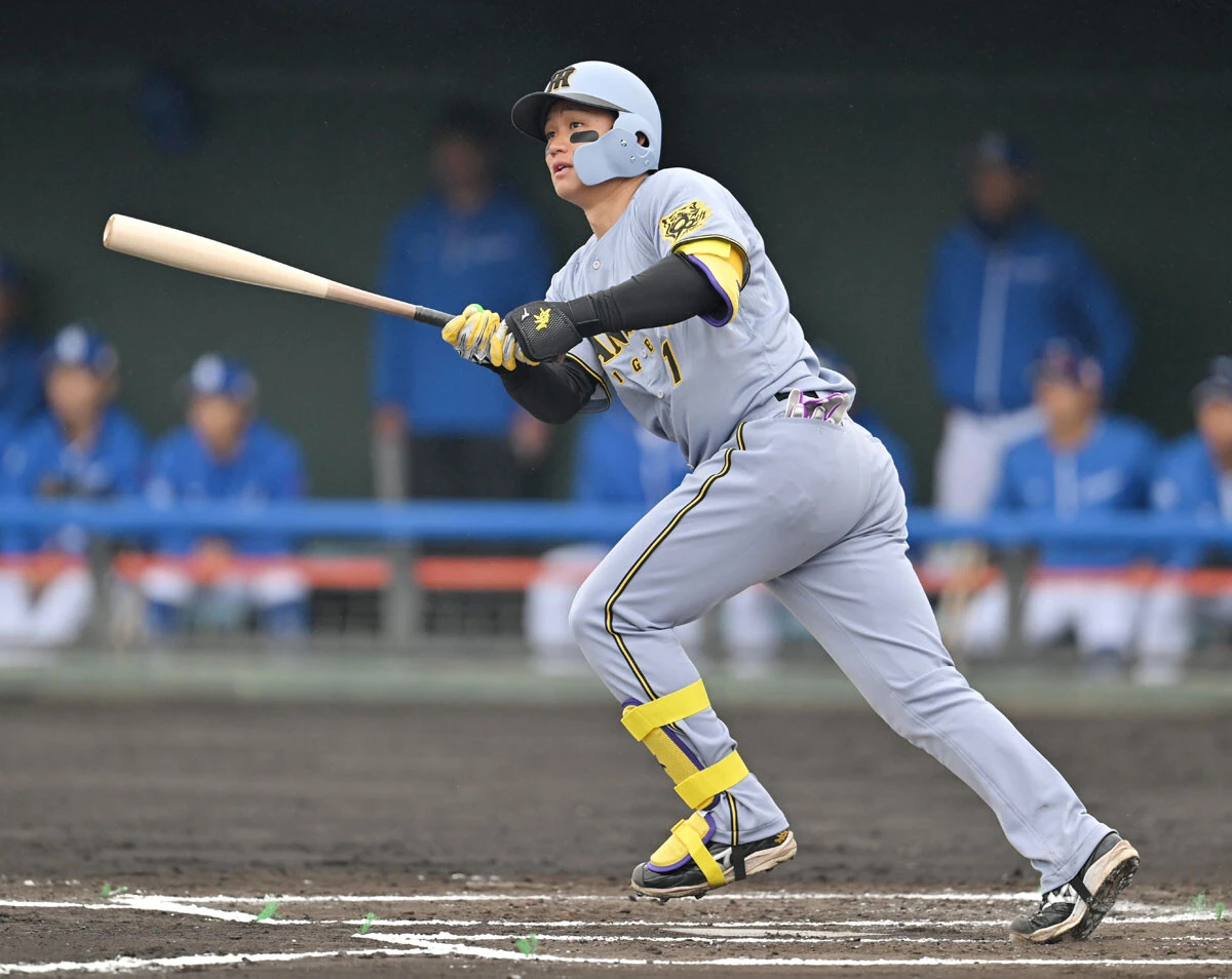 森下翔太（阪神／外野手）　昨季は打率.275、23本塁打をマーク。WBCの準々決勝では値千金の3ランを放った