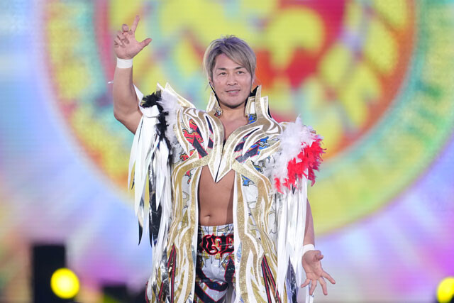 今年1月4日に現役を引退した新日本プロレス・棚橋弘至社長。この日の観衆は4万6913人で、28年ぶりの超満員札止めとなった