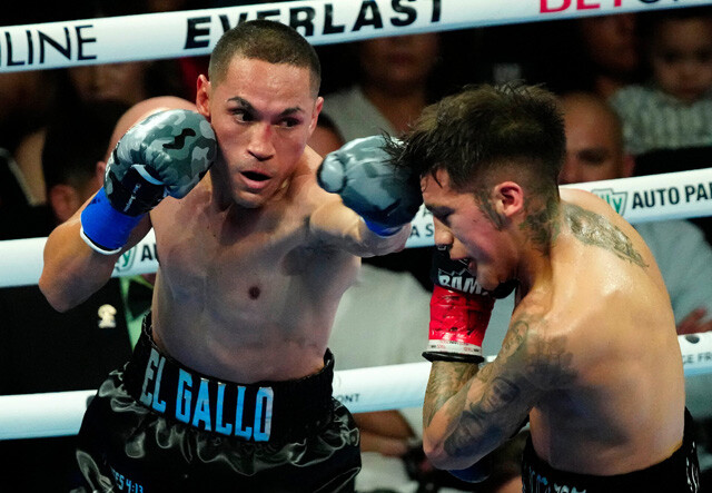 那須川の復帰戦の相手は、元世界2階級王者のメキシコの英雄、エストラーダ（左）。35歳という年齢がどう影響するのか