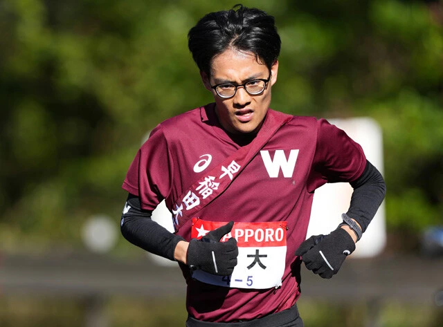 早大は5区の工藤（写真）が来季も残るほか、大物ルーキーが複数入学する。ほかの上位の大学も警戒する戦力になりそうだ