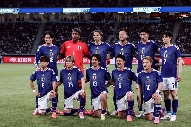 5月31日に行なわれたアイスランドとの強化試合でのスタメン。途中出場の小川航基（NEC）が決勝点を決め、1－0で勝利した