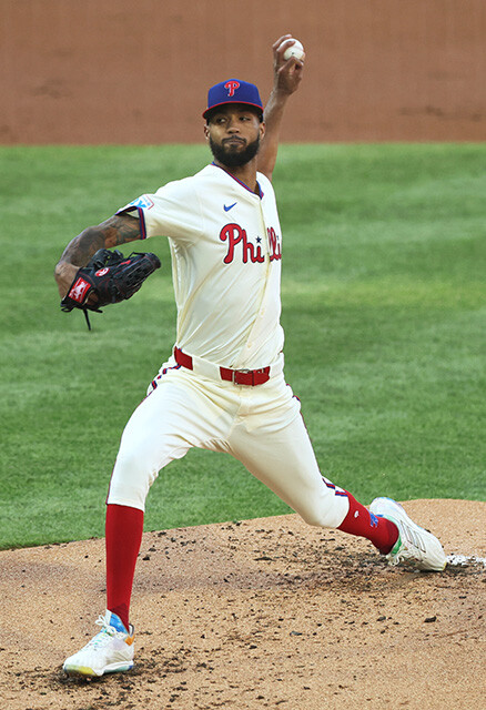 昨季、大谷を12打数9三振と苦しめたドミニカ共和国最高峰左腕サンチェス（フィリーズ）。安定感抜群で昨季サイ・ヤング賞投票2位に入った