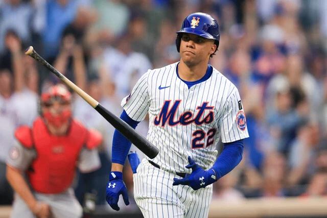 ドミニカ代表（外野手）　フアン・ソト　大谷超えの史上最高契約を結んだソト。昨季はリーグ1位の出塁率.396を記録した