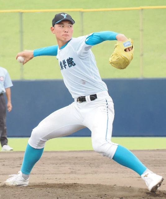 菰田陽生（山梨学院高）　195cm、102kgの二刀流の怪童。兄も身体能力抜群