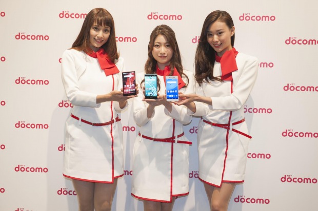 今回発表されたPREMIUM4G対応で週プレNEWS編集部オススメの国産3機種。目移りするぜ!(コンパニオンさんにも)