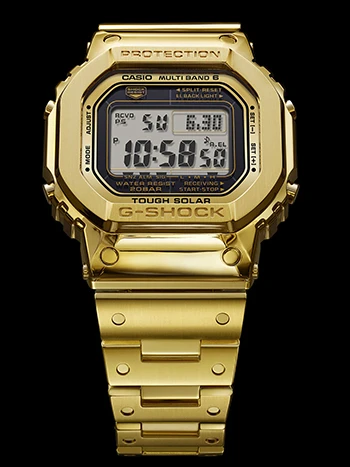 純金のG―SHOCK コンセプトモデルで世界にひとつ。DW-5000 Ibe Special 2015年3月 スイス・バーゼル時計見本市で初お披露目された。