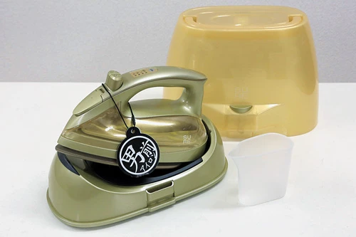 男前アイロン コードレスアイロン ゴールド