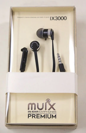 カナル型イヤホン MUIX IX3000