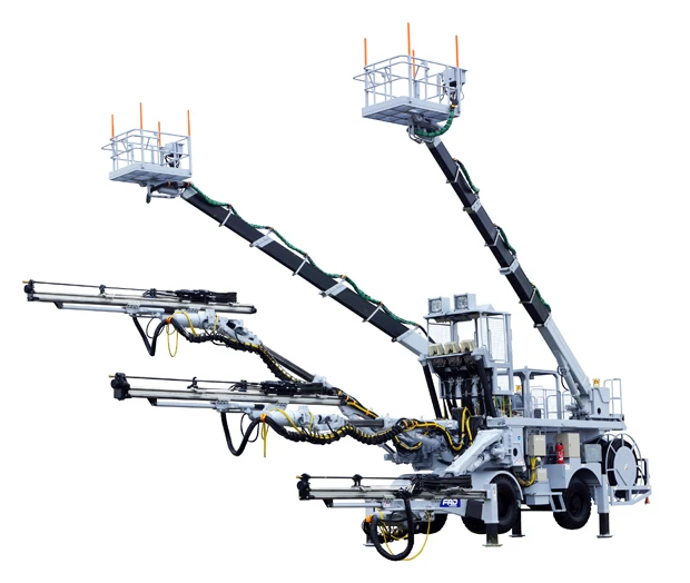 ドリルジャンボ(写真提供/古河ロックドリル)