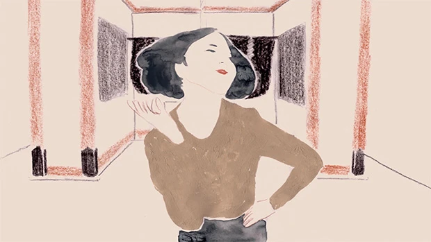 2011年発表の『YA-NE-SEN a Go GO』。本人が東京・谷根千エリアを実際に歩き、踊り回った動画をもとに制作