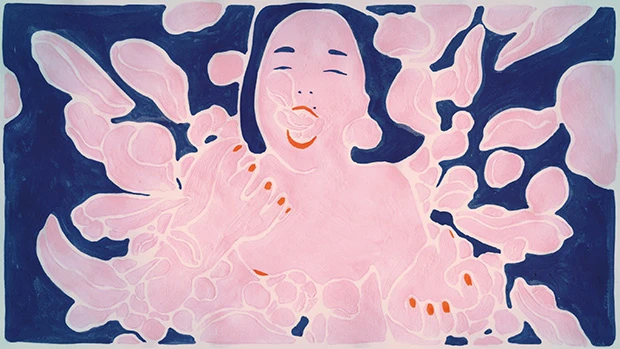 ２０１３年発表のシシヤマザキの代表作のひとつ『やますき、やまざき』。ブルマー一枚のシシガールが踊り、走り、泳ぐ２分２２秒の短編ロトスコープアニメーション。文化庁メディア芸術祭審査委員会推薦作品