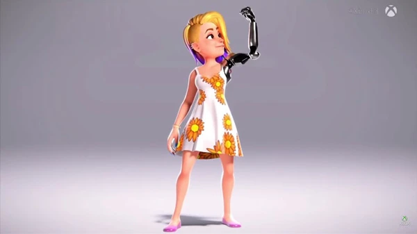 マイクロソフトが今年6月に発表した「Xbox」の新アバターでは、ユーザーが義手や義足、車椅子などを自由に選択できる(Xbox新アバターの紹介映像より)