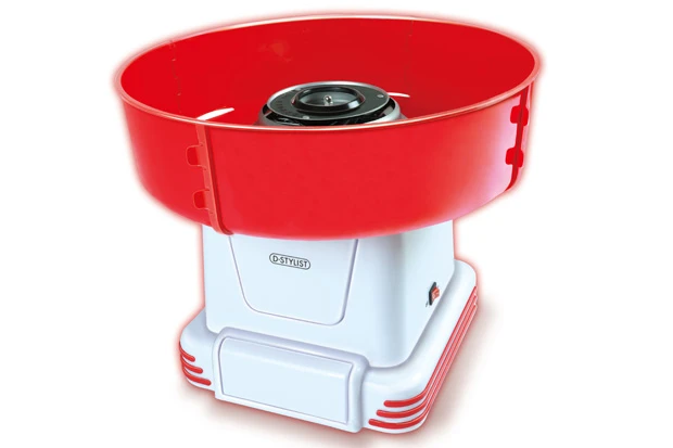 従来の家庭用わたあめ機では実現できなかった、直径30cm以上の巨大わたあめを自宅で簡単に作れるマシン。やってみるとマジで夢中になるよ!