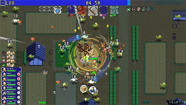 『いっき団結』懐かしのドット絵やサウンドの雰囲気はそのまま、派手に進化した竹やり攻撃もあります！