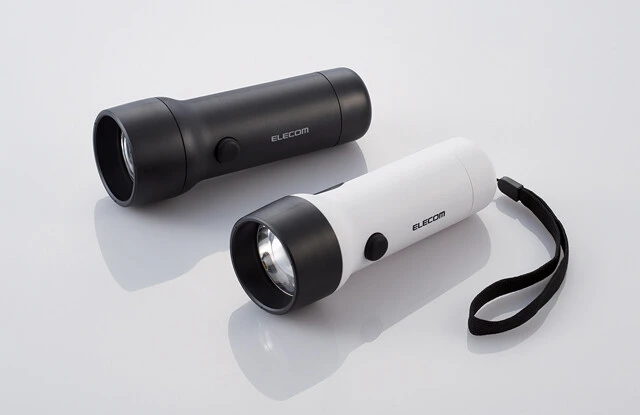 乾電池式懐中電灯 DE-KD05　エレコム／実勢価格各3480円前後