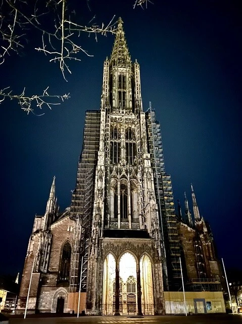 ウルム大聖堂。基調講演を終えた夜。荘厳