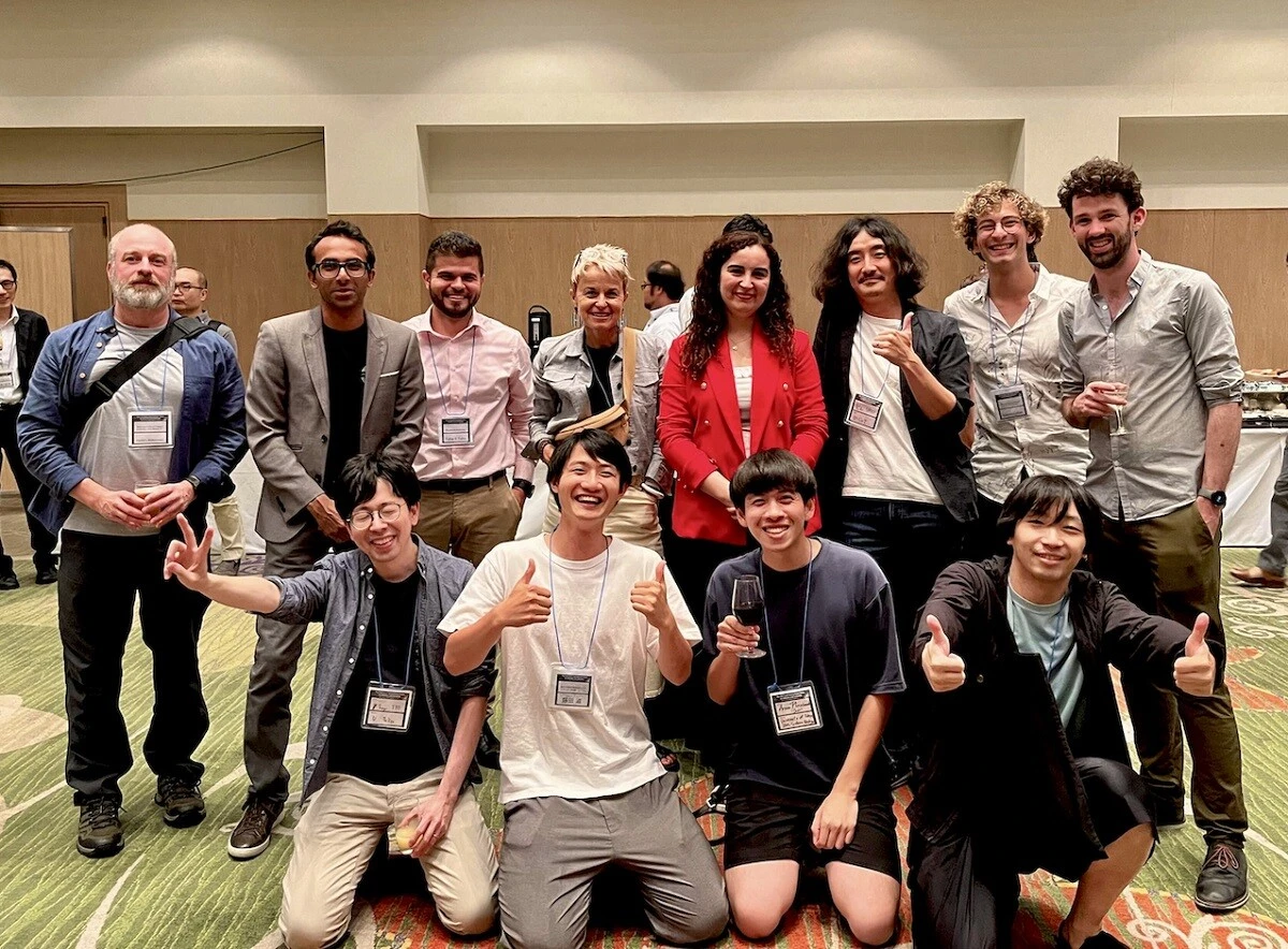 2023年9月、軽井沢に開催された研究集会に、イギリス、ドイツ、アメリカから研究者たちを招いた。前列は私のラボメンバーたち