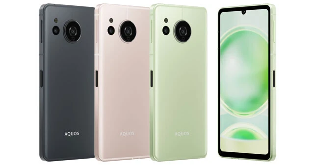 AQUOS sense8（シャープ［11月以降発売予定］）　【NTTドコモ】6万2150円（一括）／いつでもカエドキプログラム：3万8390円（初回1672円＋1669円×22回）　【au、ソフトバンク、楽天モバイル、UQモバイル、Ymobile】価格未発表　●本体重量約159g、横幅約71㎜という軽量でコンパクトなスマホ。とにかく片手操作が楽ちんで、文字入力や各種撮影などの日常利用が快適すぎ！　ディスプレーサイズは約6.1インチでエンタメも存分に楽しめます