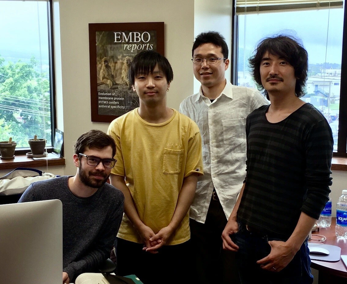 2018年、大学院生とポスドクを連れて、アメリカ・NIH(アメリカ国立衛生研究所)の友人のオフィスを訪れた