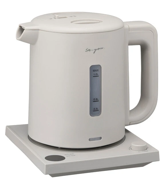 ON℃ZONE 白湯専科電気ケトル EKZ-102　ドウシシャ／1万978円