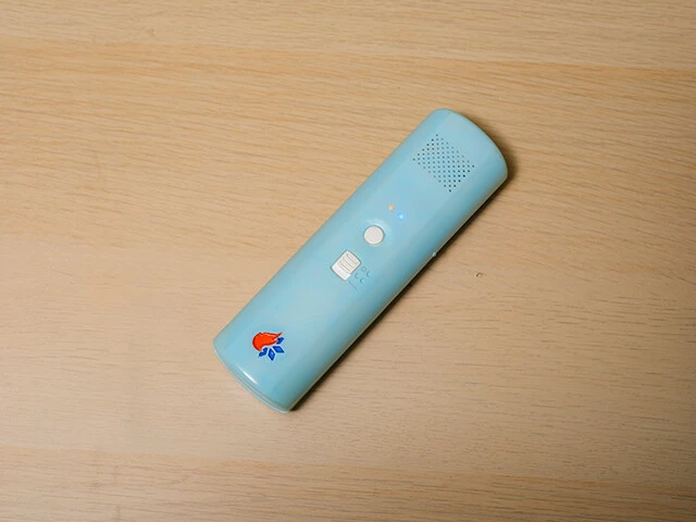 かゆみ緩和デバイス「サーモスクラッチ」。年内の販売に向けて開発を進めている