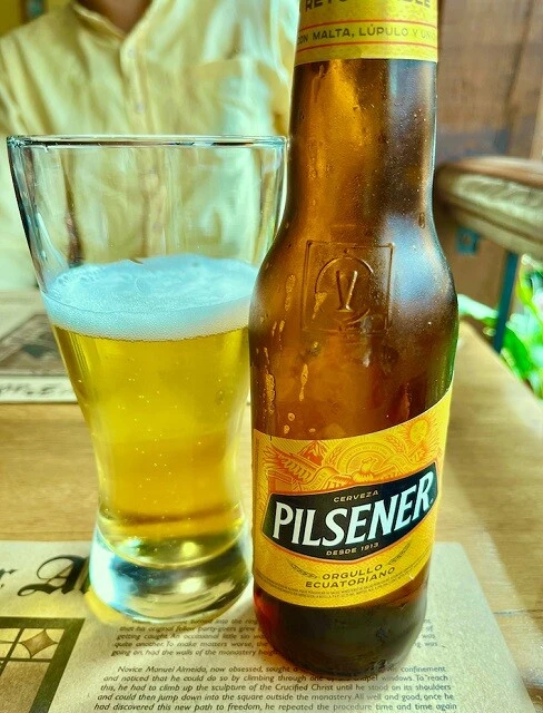 お気に入りになったエクアドル産のビール「PILSENER」