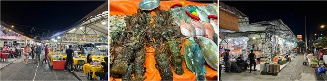 道すがらに見つけたナイトマーケット。熱気とエネルギーがすごい。