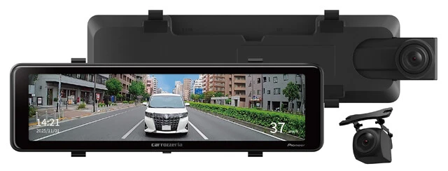 デジタルミラー型ドライブレコーダー VREC-MZ300D　パイオニア／実売価格3万2000円前後