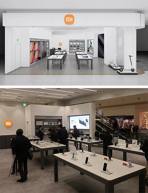 メーカー直営店というとAppleストアがおなじみだが、シャオミもショップを展開中。都市部でなく郊外のイオンモールに展開しているのがポイントだ