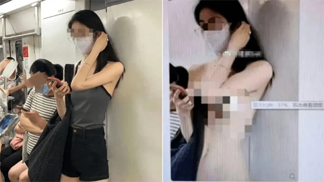 今年4月、中国の「違法AI摘発」で大量垢BANが発生したワンクリック脱衣AI。盗撮写真をワンクリックで裸に加工でき、さらにSNSに無断で公開されてしまうという地獄展開。これは、どこの国でも絶対にアウトです！（写真は中国のSNSより）