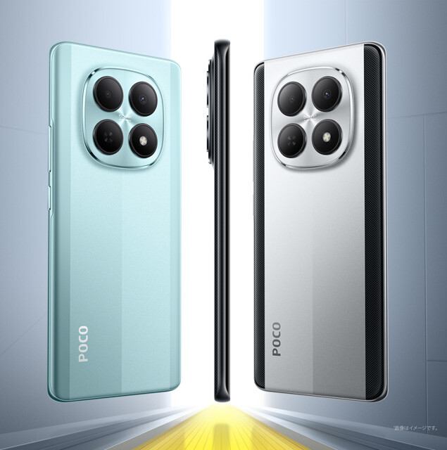 POCO M8 5G　シャオミ・ジャパン／各3万6980円