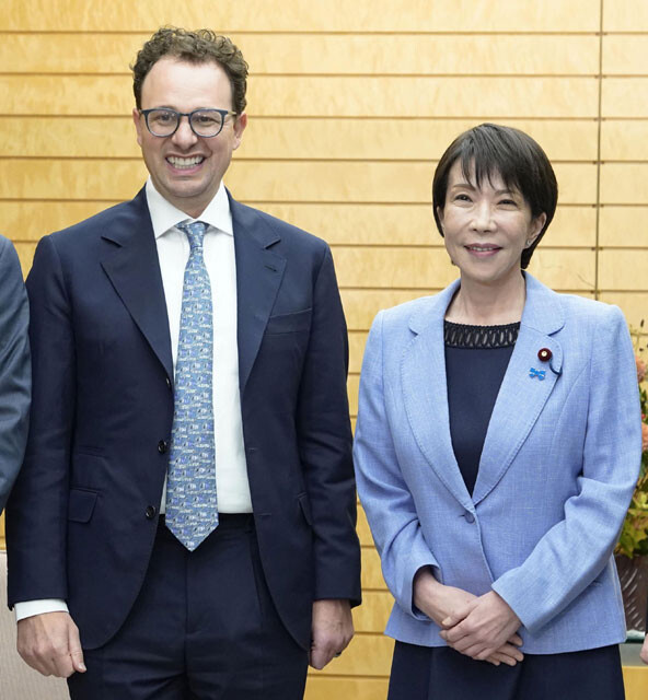 アンソロピック社のダリオ・アモデイCEOと高市首相