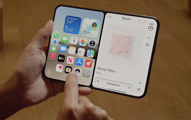 衝撃のお値段以上の価値あり!?　Apple初のフォルダブル「iPhone Duo」（Apple／36万4800円から／10月23日発売）