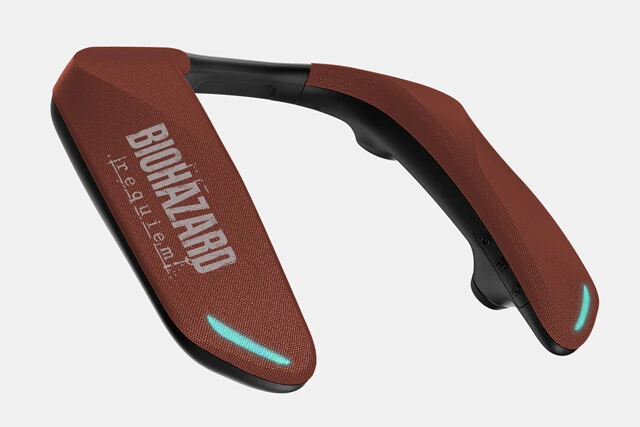 ゲーミングネックスピーカー SC-GNW10S バイオハザード レクイエム エディション　パナソニック／実勢価格3万5200円前後　©CAPCOM