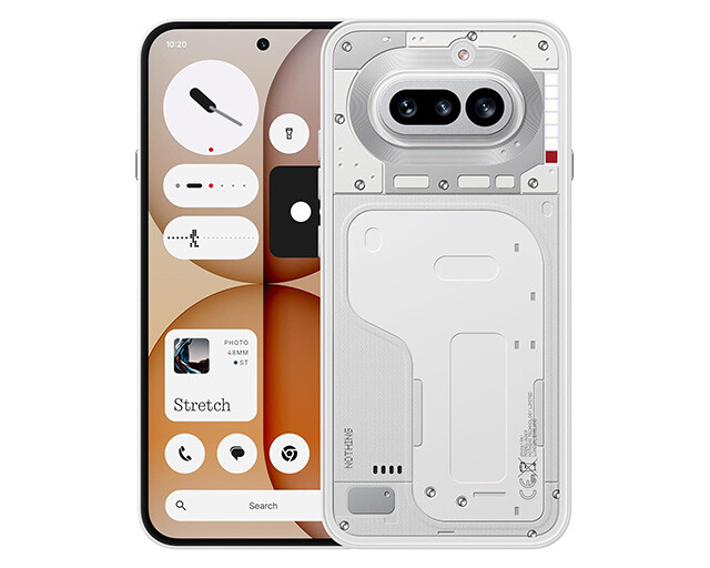 【値上げを回避した注目の最新モデル!】「Phone（4a）」Nothing Technology Japan／5万8800円。ロンドンを拠点とする同社製品の推しポイントは、iPhoneユーザーが乗り換えても満足度高めのデザイン。そしてRAM8GB 、ストレージ128GBで全部入りという普段使いで快適なスペックの両立にも注目です！