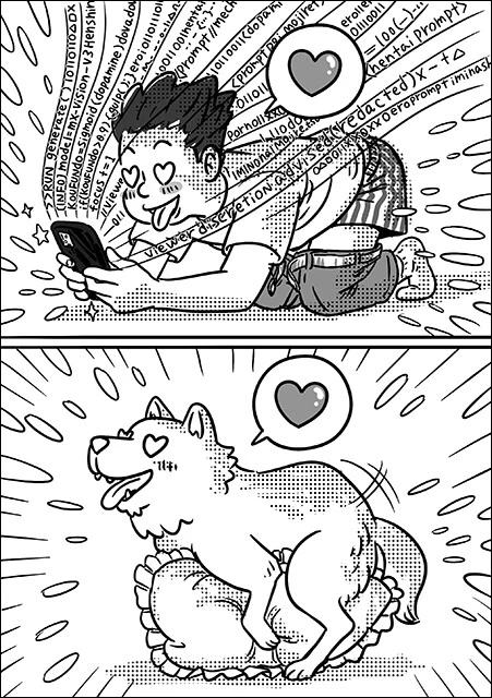 【AIvs人間 ファイナルバトル最前線!!】「AIで抜く人」はクッションに腰を振る犬と何が違うのか?